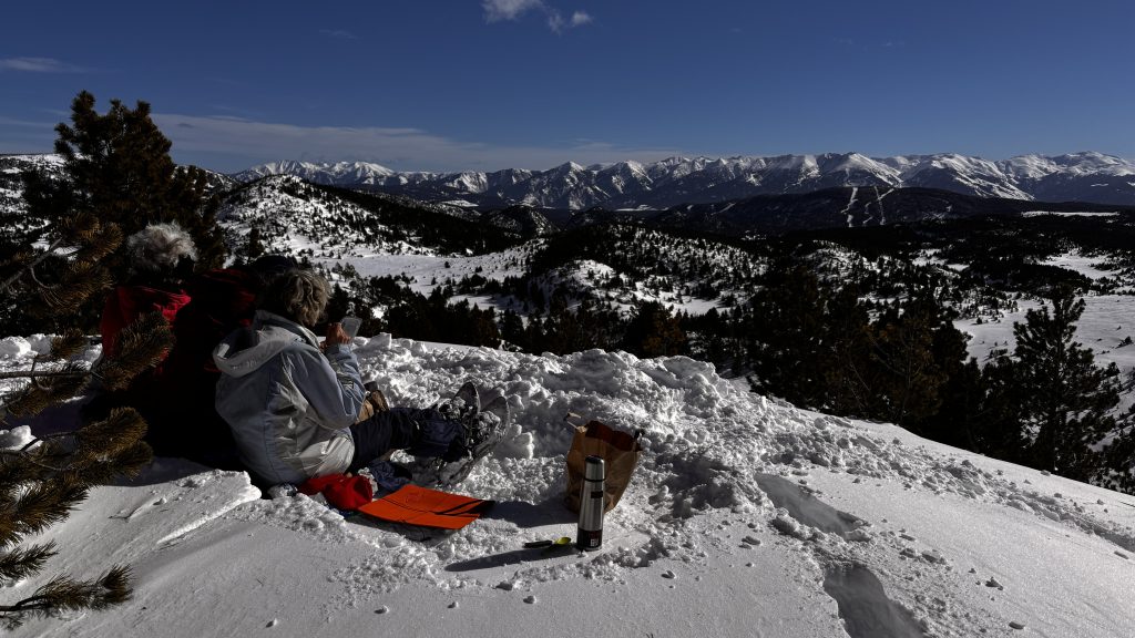 Sortie randonnée en raquettes à neige à de Font-Romeu en Cerdagne et Capcir